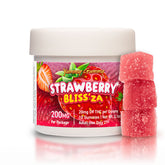 Yummy Gummy - 200MG - Strawberry D9 Gummies (Sativa)
