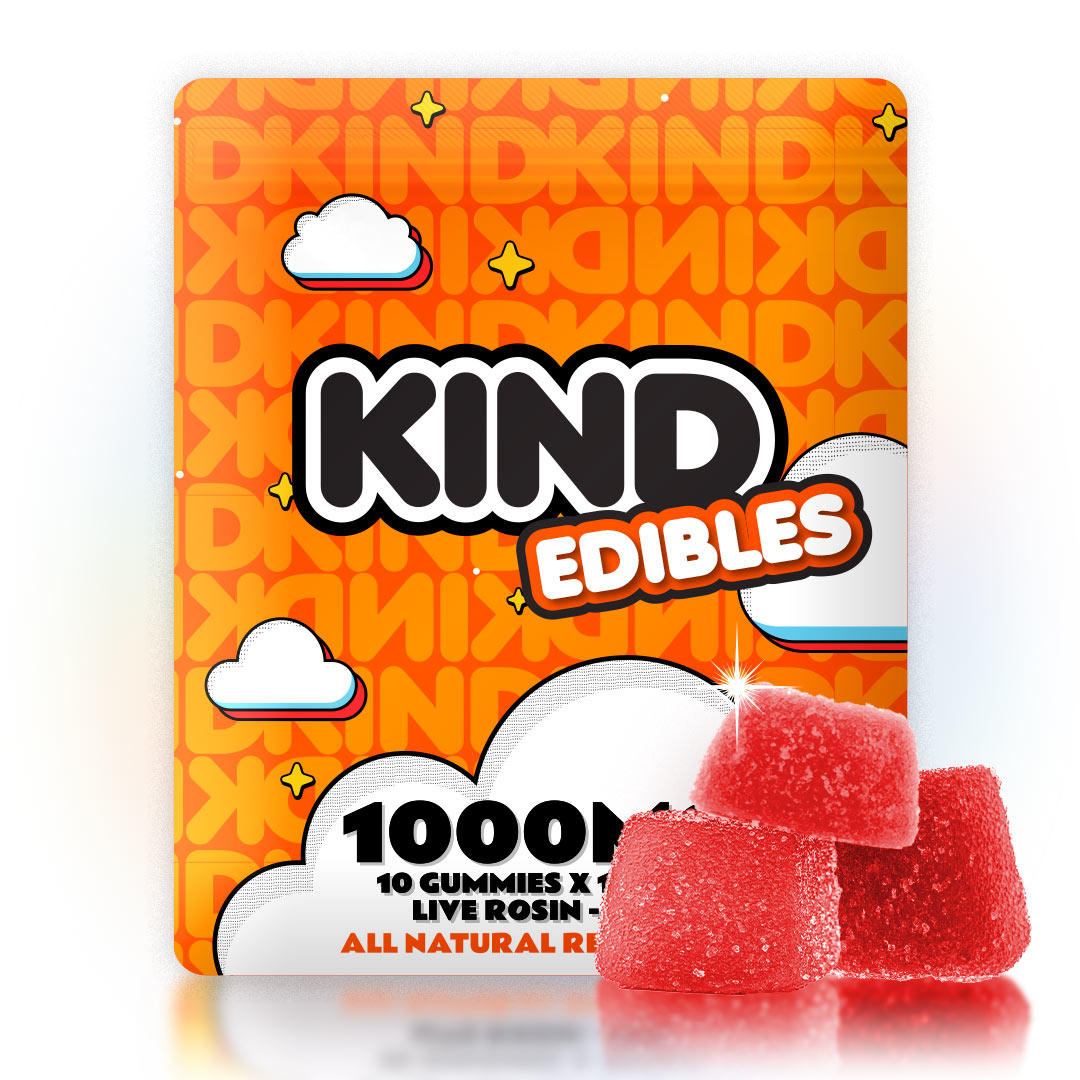 KIND Raspberry - 1000mg HHC Gummies (Sativa)