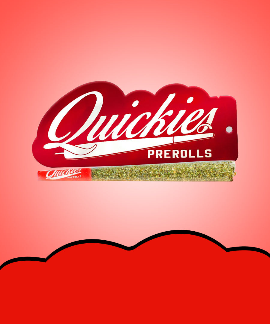 Quickies pre-rolls photo showing premium THCa joints for discreet Houston delivery